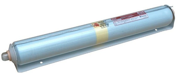 Модуль Эпотос ОСП-2 (с держателем "защёлка") порошкового пожаротушения самосрабатывающий, t-сраб. 200°С, V-защ. ≤8 м³, инерционность срабатывания 150