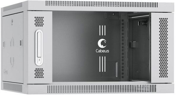 Изображение товара Шкаф настенный 19", 6U Cabeus SH-05F-6U60/45