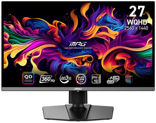 Изображение товара Монитор MSI MPG 271QRX QD-OLED 2560x1440 26.5 дюймов игровой дисплей