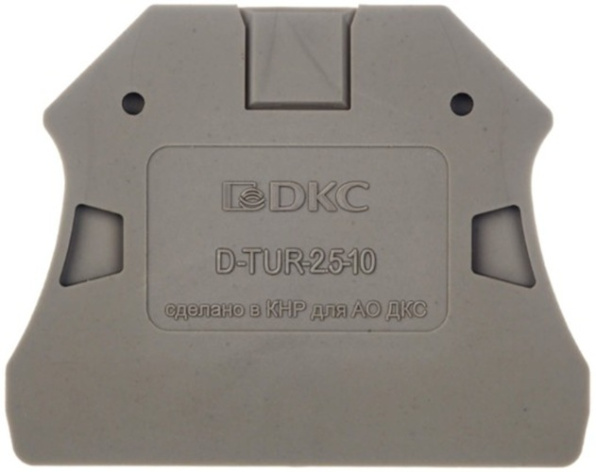 Изображение товара Торцевой изолятор DKC D-TUR-2.5-10 для проходных клемм с винтовым зажимом