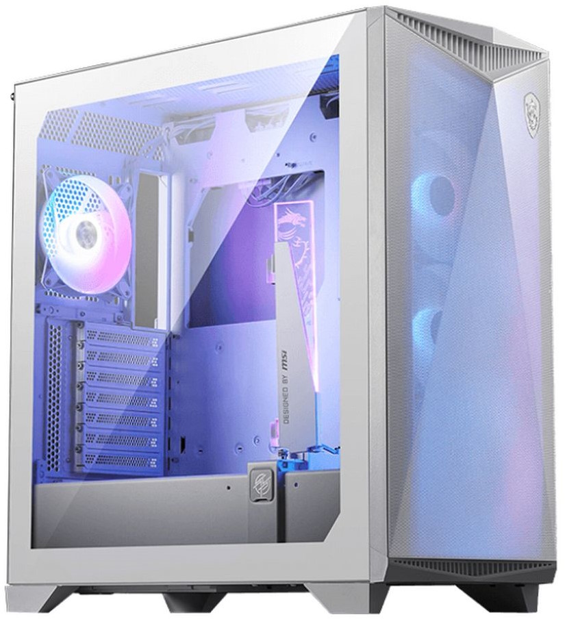 

Корпус eATX MSI MPG GUNGNIR 300R AIRFLOW 306-7G21W21-W57 white, без БП, окно из закаленного стекла, 2*USB 3.2 Gen 1, USB 3.2 Gen2 Type-C, audio, MPG GUNGNIR 300R AIRFLOW