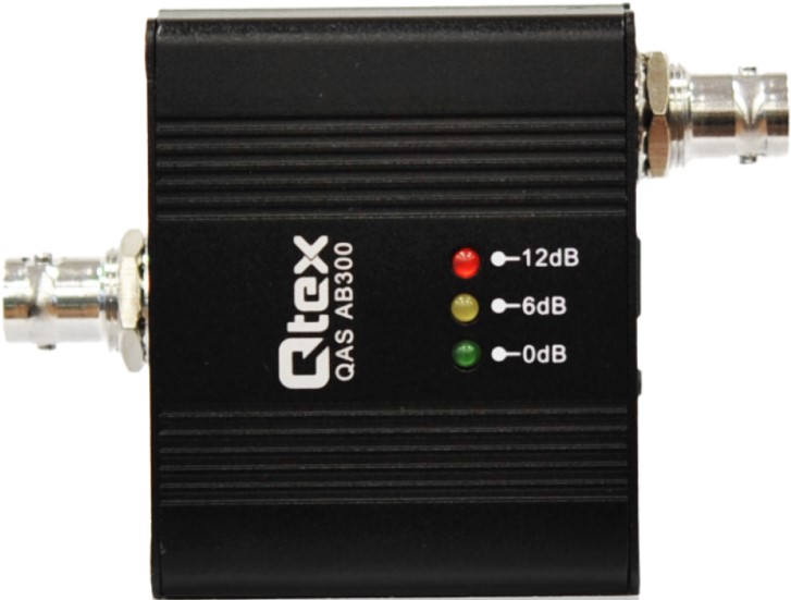 

Комплект Qtex QAS AB300 из двух проходных антенных усилителей РЧ-сигнала UHF диапазона, QAS AB300