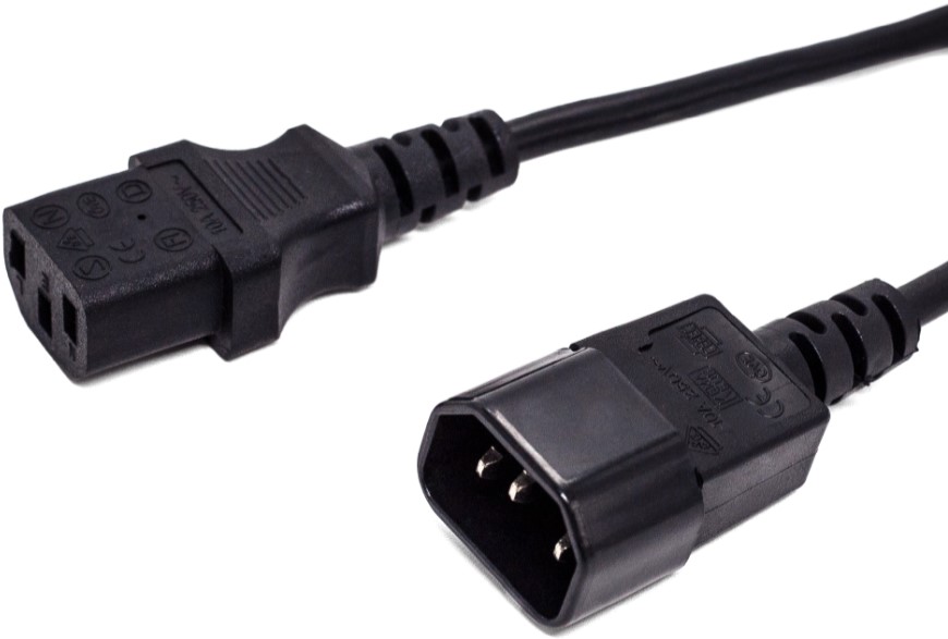 

Комплект кабелей Filum FL-PC10-C13-C14-1.8M 5шт, С13- C14, 3х0.75мм², 220В, 10A, 2200 Вт, чёрный, 1.8м, FL-PC10-C13-C14-1.8M