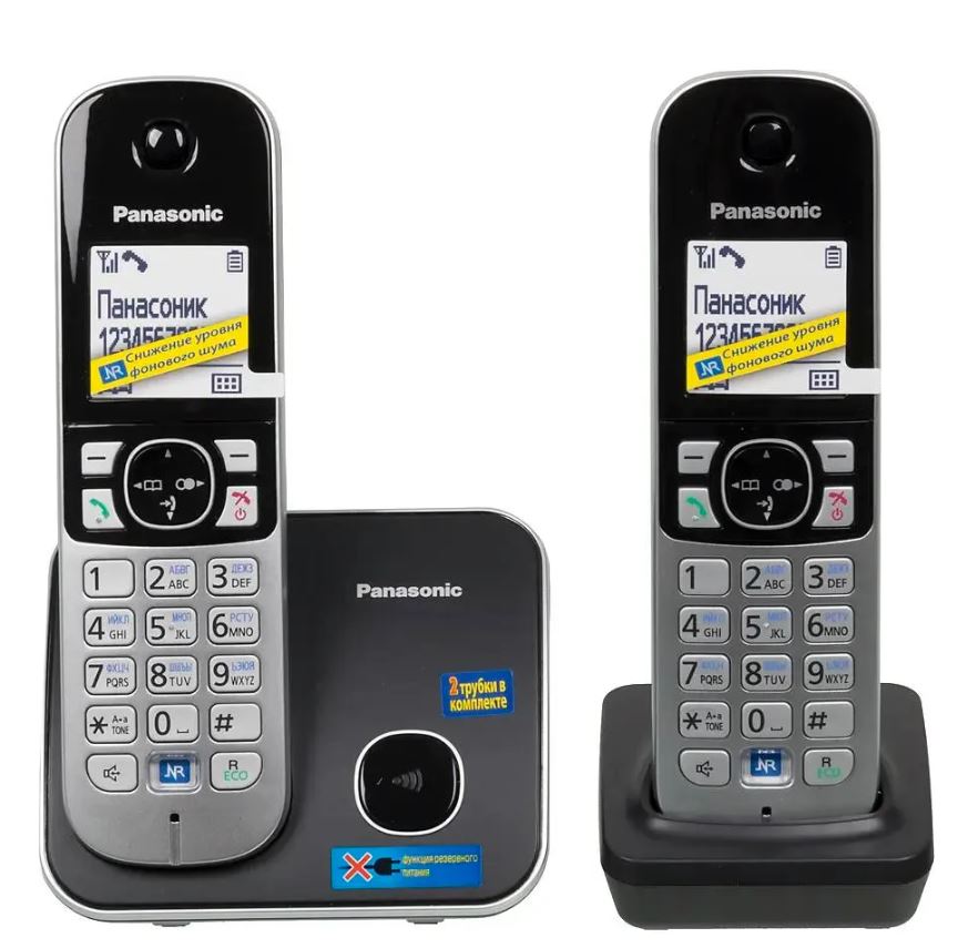 

Телефон DECT Panasonic KX-TG6812RUB, KX-TG6812RUB