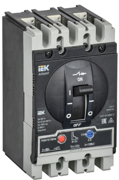 фото Автоматический выключатель в литом корпусе IEK AR-MCCB-3S-035-0025A-ATUC в Ростове-на-Дону