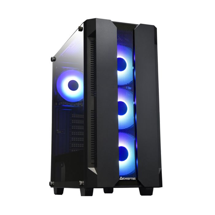 

Корпус ATX Chieftec Hunter GS-01B-OP черный, без БП, боковая панель из закаленного стекла, 2*USB 3.0, USB 2.0, audio, Hunter