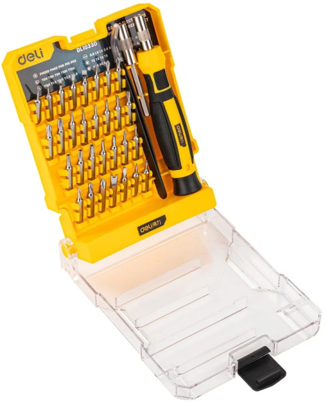 Изображение товара Набор отверток DELI DL1033D 33 предмета профессиональный инструмент