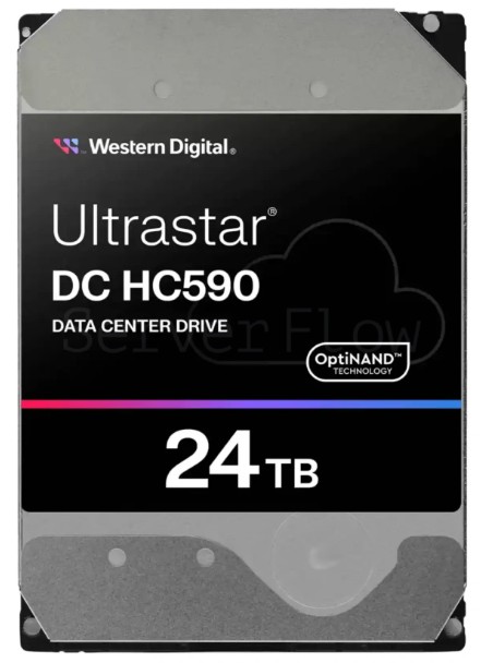

Жесткий диск 24TB SATA 6Gb/s Western Digital Ultrastar DC HC590 WUH722624ALE6L4 7200rpm, 512MB, Ultrastar DC HC590