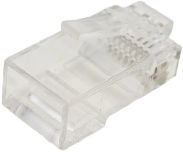 

Коннектор NikoMax NMC-RJ88RZ50UD2-100 под витую пару RJ45/8P8C, Кат.5e, покрытие 50мкд, универсальный, с короткой вставкой, уп-ка 100шт, NMC-RJ88RZ50UD2-100