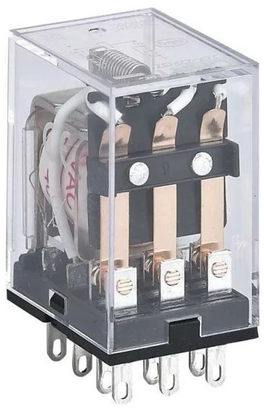 

Реле промежуточное CHINT 285356 JZX-22F(D), 3 конт. с инд. LED, 5А, 24В, AC, 285356