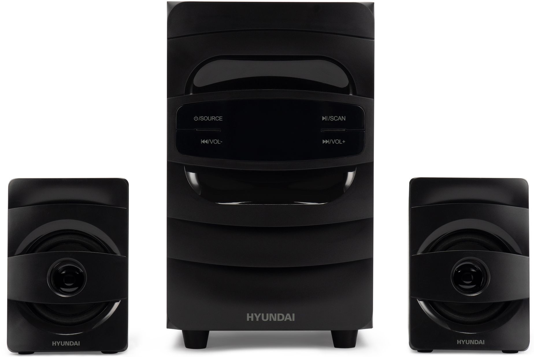 

Портативная акустика Hyundai H-MS1404 черный 30Вт FM USB BT SD, 1904091, H-MS1404