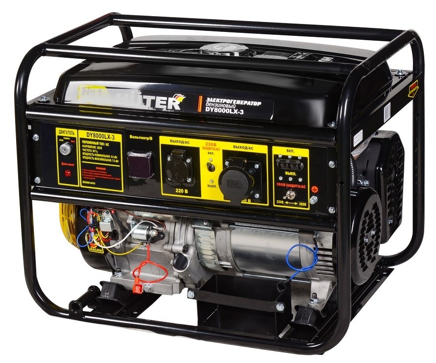 

Генератор бензиновый Huter DY8000LX-3 64/1/28, DY8000LX-3