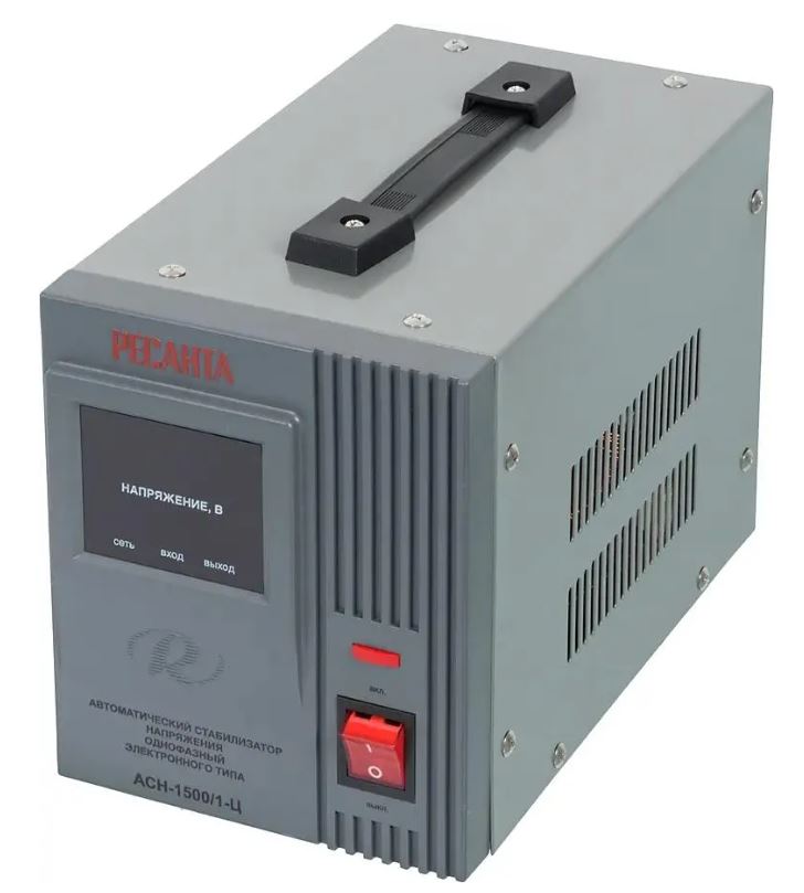 

Стабилизатор Ресанта 63/6/3 мощность 1500 Вт; вх/вых напряжение 140-260 В/202-238 В; скор стабилизации 35 В/с; точн стабилизации 8% АСН-1500/1-Ц, 63/6/3