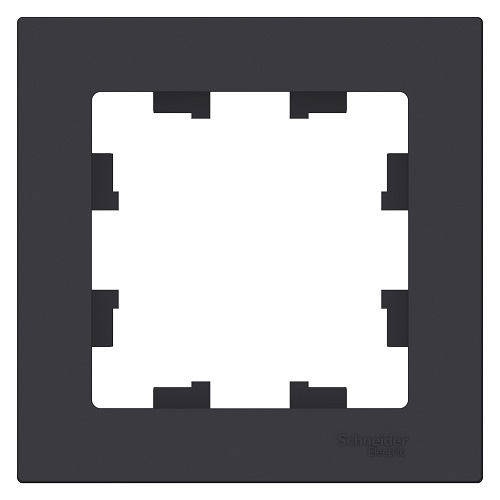 

Рамка Schneider Electric ATN001001 AtlasDesign, 1-постовая, карбон, ATN001001