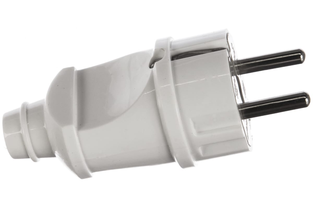 

Вилка IN HOME 4690612000565 прямая с заземл. 16А 4140 бел., 4690612000565