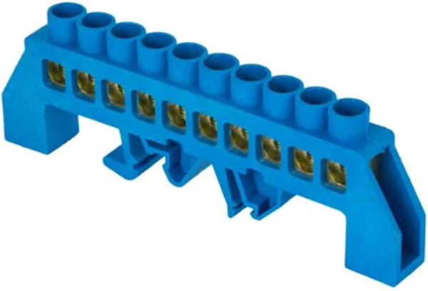 Изображение товара Шина EKF sn0-63-10-dn-r для присоединения нулевых проводников и заземления