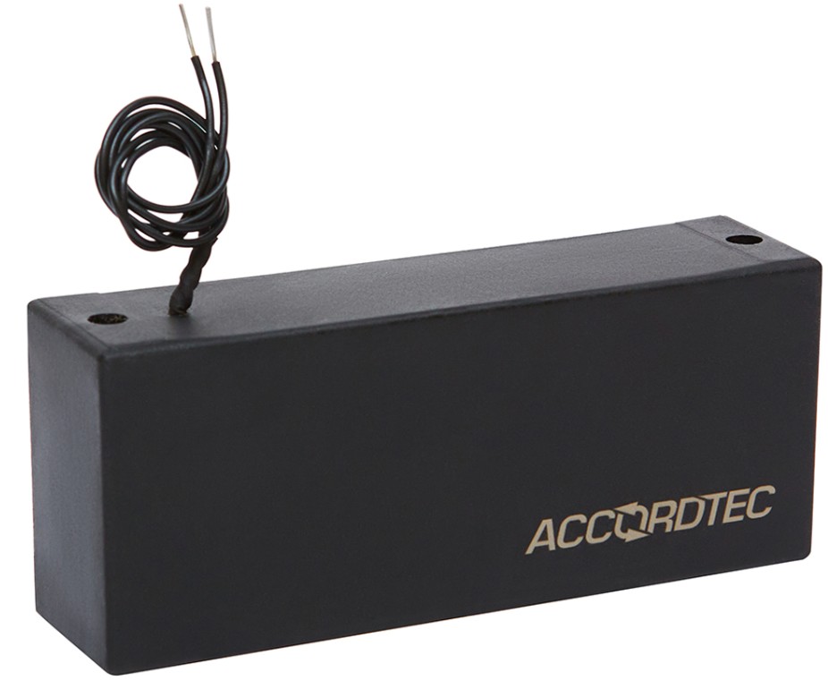 

Замок AccordTec ML-300П с уголком, цвет черный электромагнитный влагозащищенный, с уголком, черный IP67, 12V DC, ML-300П с уголком, цвет черный