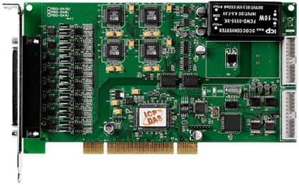 

Плата ICP DAS PISO-DA16U CR Universal PCI 16-channel isolated D/A board, CA-4002 D-Sub connector., PISO-DA16U CR