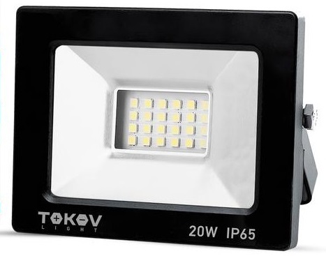 

Прожектор светодиодный TOKOV ELECTRIC TKL-FL/LED-20-6.5K-IP65 20Вт 1300лм 6500К IP65 черн., TKL-FL/LED-20-6.5K-IP65