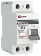 фото УЗО  EKF elcb-2-100-30-em-pro