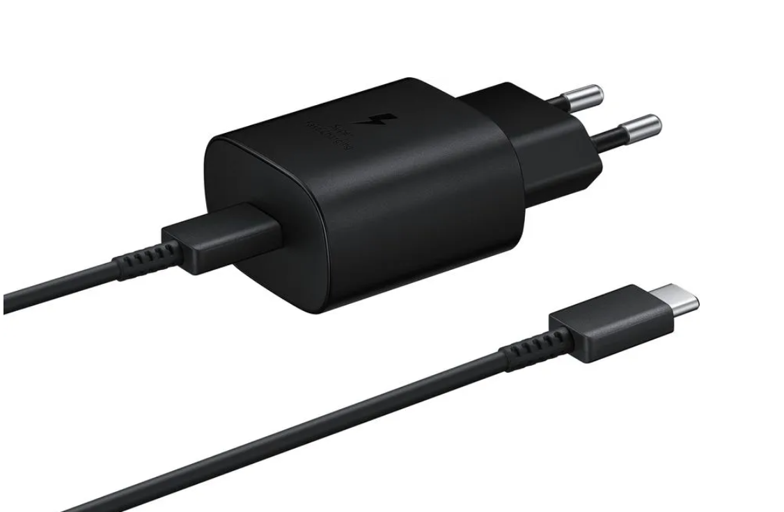 

Зарядное устройство сетевое Samsung EP-TA800 25W Type-C cable Black, EP-TA800
