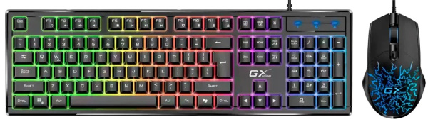 Изображение товара Клавиатура и мышь Genius KM-GX3 с RGB и 2400 DPI