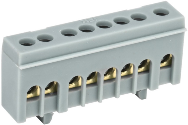 Изображение товара Шина электрическая IEK ШНИ-6х9-8-К-Ср для соединений фазы и нуля