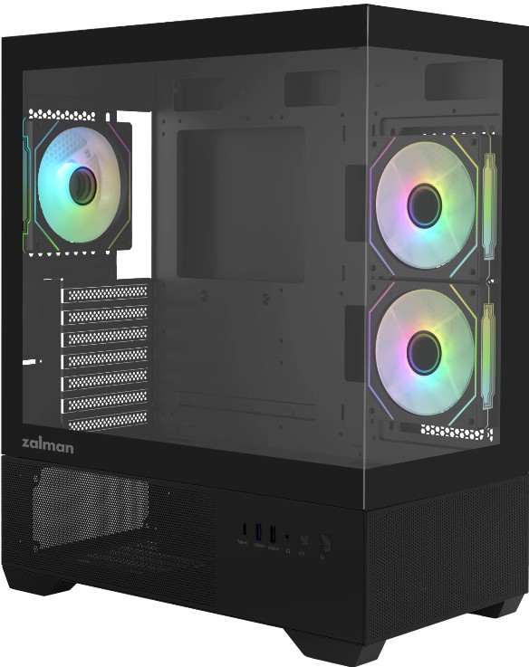 

Корпус ATX Zalman Chronix V2 черный, без БП, боковая панель из закалённого стекла, USB 2.0, USB 3.0, USB Type-C, Chronix V2
