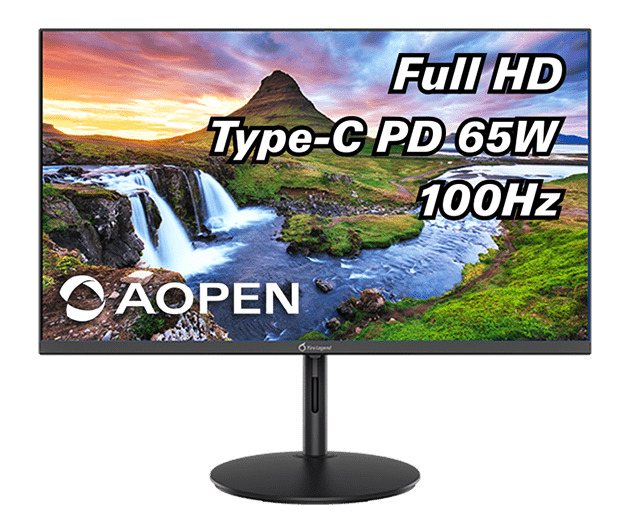 

Монитор 23,8" Acer AOPEN 24SH2YEbmihux UM.QS2EE.E22 black, IPS, 1920x1080, 100Hz, 1/4ms, 250cd/m2, 178°/178°, HDMI, Type-C, Audio out, Speakers 1Wx2,, AOPEN 24SH2YEbmihux