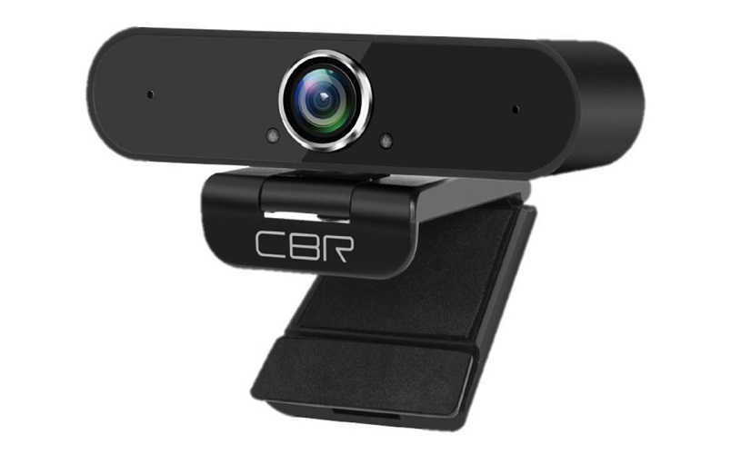 

Веб-камера CBR CW 875QHD Black с матрицей 5 МП, разрешение видео 2560х1440, USB 2.0, встроенный микрофон с шумоподавлением, автофокус, крепление на мо, CW 875QHD Black
