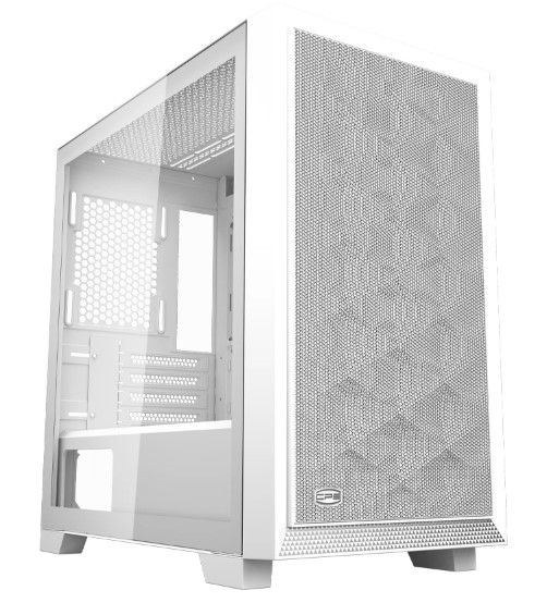 

Корпус mATX PCCooler C3D310 WH белый, без БП, закаленное стекло, 2*USB A 3.0, C3D310 WH