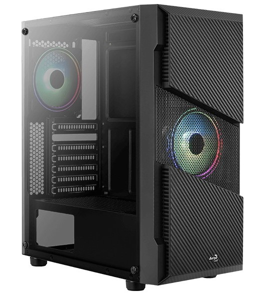 

Корпус ATX AeroCool Menace Saturn RGB 4710562754186 черный, без БП, с окном, 2*USB 3.0, audio, Menace Saturn RGB
