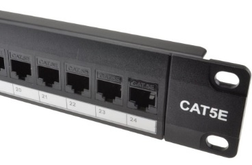 Изображение товара Патч-панель 5bites PPU55-11C 24 порта 19 дюймов Ethernet Cat 5e