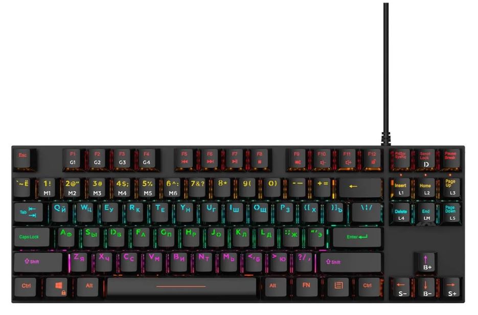 Клавиатура TFN Saibot KX-13 игровая black