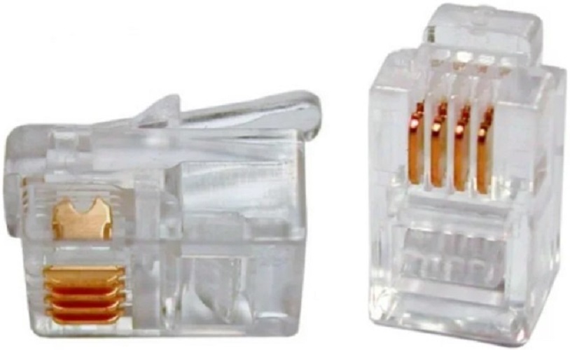 

Коннектор RETIC CN-6P4C-U-TWCS/100 для телефонного кабеля RJ-11 (6p4c), медный, 100 штук/упаковка, CN-6P4C-U-TWCS/100