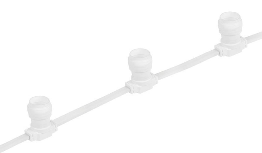 

Гирлянда NEON-NIGHT 331-251 Belt-Light 2 жилы, 100м, шаг 15см, 667 патронов E27, IP65, белый провод, 331-251