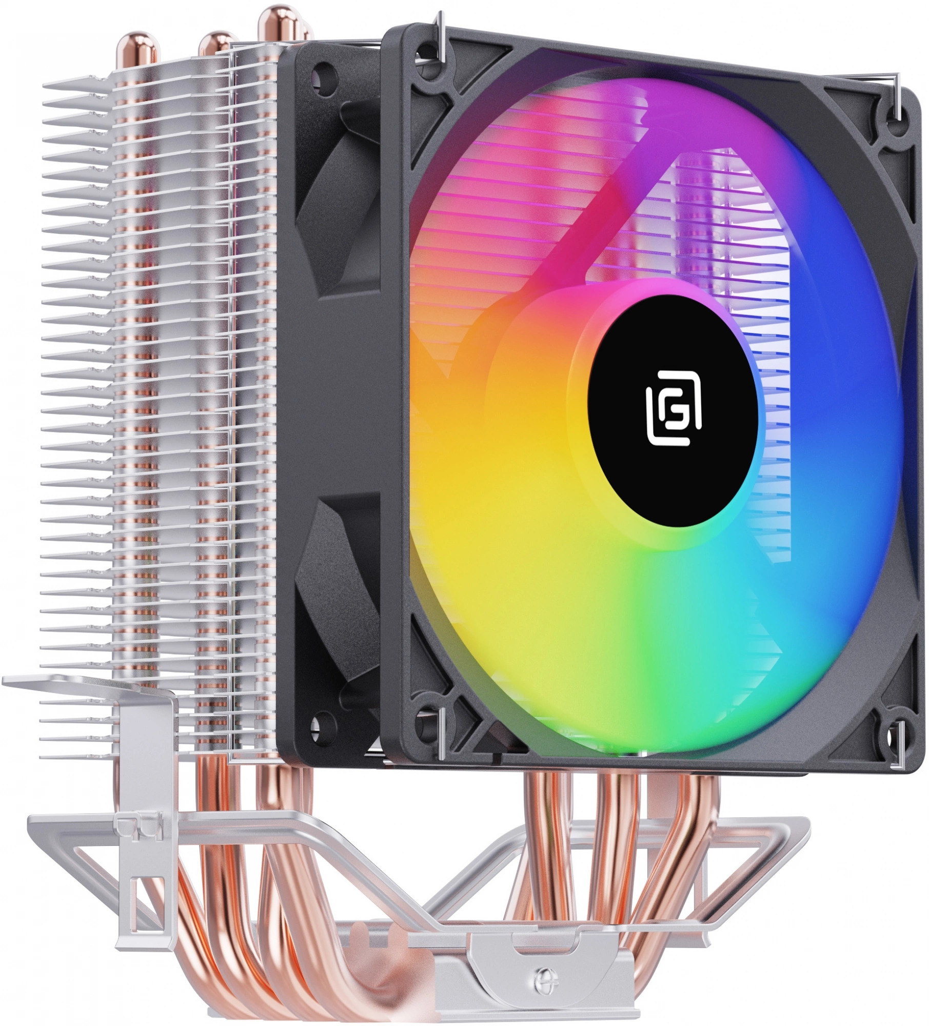 

Кулер Oklick OG-CPC130FRGB-1 LGA1151/1200/AM4 (2000rpm, 45CFM, 23dBa, 130W TDP), OG-CPC130FRGB-1
