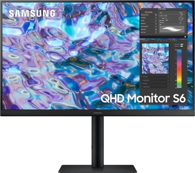 

Монитор 27" Samsung S27B610EQI 2560x1440, 5 ms, 300 cd/m2, 178°/178°, MEGA DCR (static 1000:1), 75 Hrz, 2*HDMI, DP, audio, VESA 100x100 mm, HDMI cable, S27B610EQI