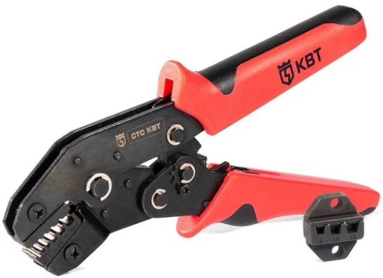 

Пресс-клещи КВТ 85272 с набором матриц СТС-В серия ПРОФИ, 85272