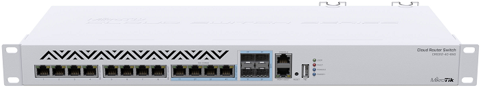 

Коммутатор Mikrotik CRS312-4C+8XG-RM 8х1G/2.5G/5G/10G RJ45, 4х10G RJ45/SFP+ with RouterOS L5, 1U rackmount enclosure, CRS312-4C+8XG-RM