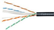 фото Кабель витая пара U/UTP 6 кат. 4 пары  Cabeus UTP-4P-Cat.6-SOLID-OUT-LSZH-UV-100