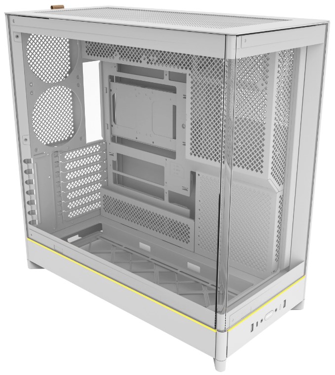 

Корпус ATX Montech HS02 WHITE без БП, 2*USB 3.0, HS02 WHITE
