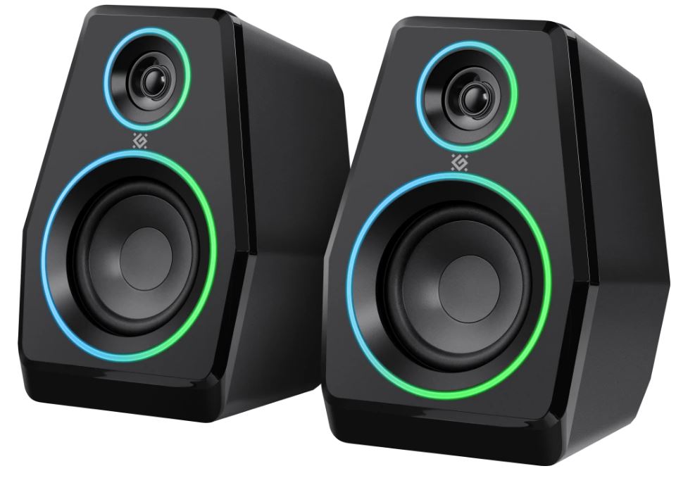 

Акустическая система 2.0 Defender Solar 10 65940 10Вт, BT/Light питание от USB, Solar 10