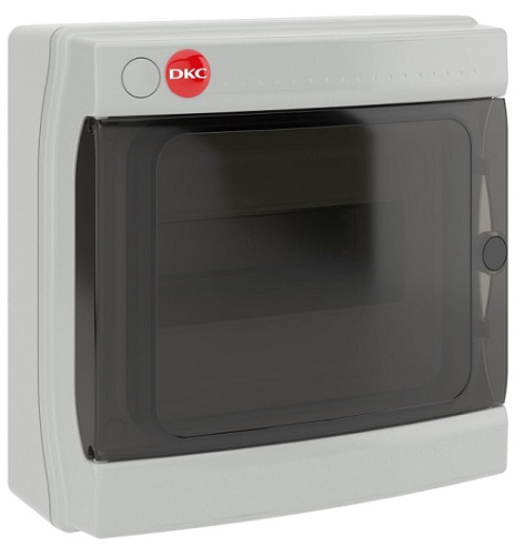 Изображение товара Настенный распределительный щиток DKC RB08W6TGD IP65 из термостойкого пластика