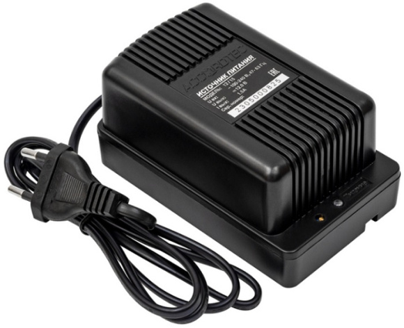 Изображение товара Источник питания AccordTec AT-12/15 с стабилизацией 12,6 В 1,5 А настенный