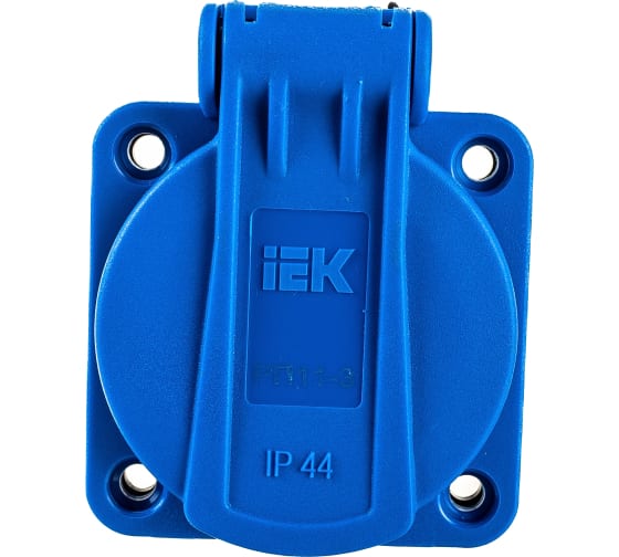 

Розетка панельная IEK PSN71-016-3-2-44-K07 MAGNUM 2P+PE 16А IP44 РП11-3 с защ. крышкой с заземл. синяя, PSN71-016-3-2-44-K07