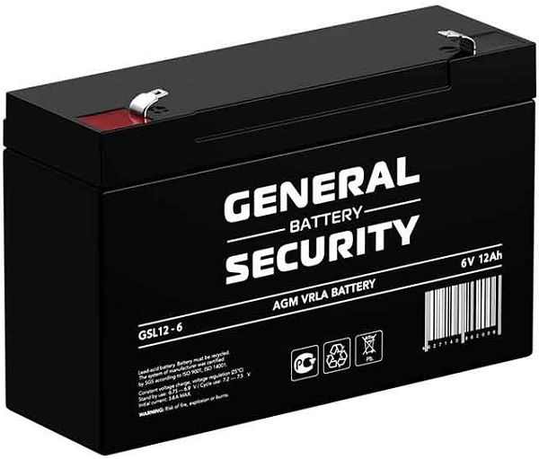 

Аккумулятор General Security GSL12-6, GSL12-6