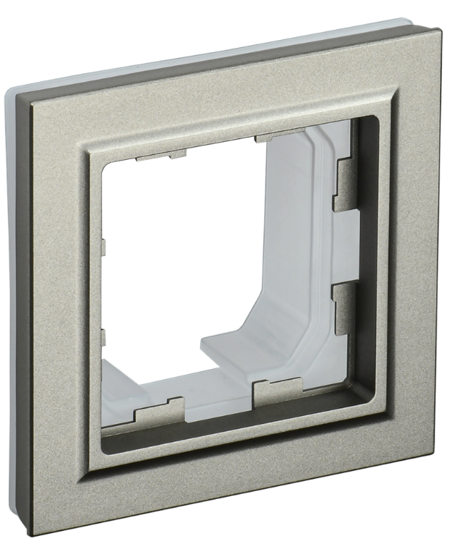 

Рамка одинарная IEK BR-M12-44-K37 BRITE IP44 РУ-1-БрШ-44 Шампань, BR-M12-44-K37