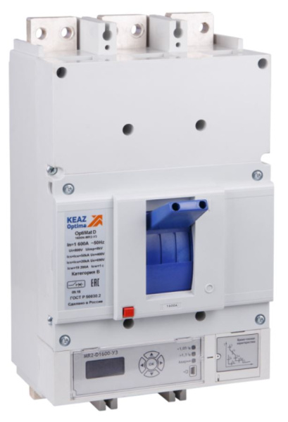 Изображение товара Автоматический выключатель КЭАЗ 270314 3-полюсный 1000 А 50 кА серия OptiMat D