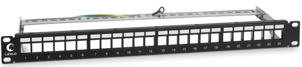 Изображение товара Патч-панель Cabeus PLB-24-SH 24 порта 19 дюймов для сети